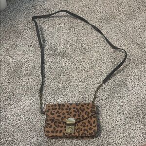 Leopard Print Crossbody Bag